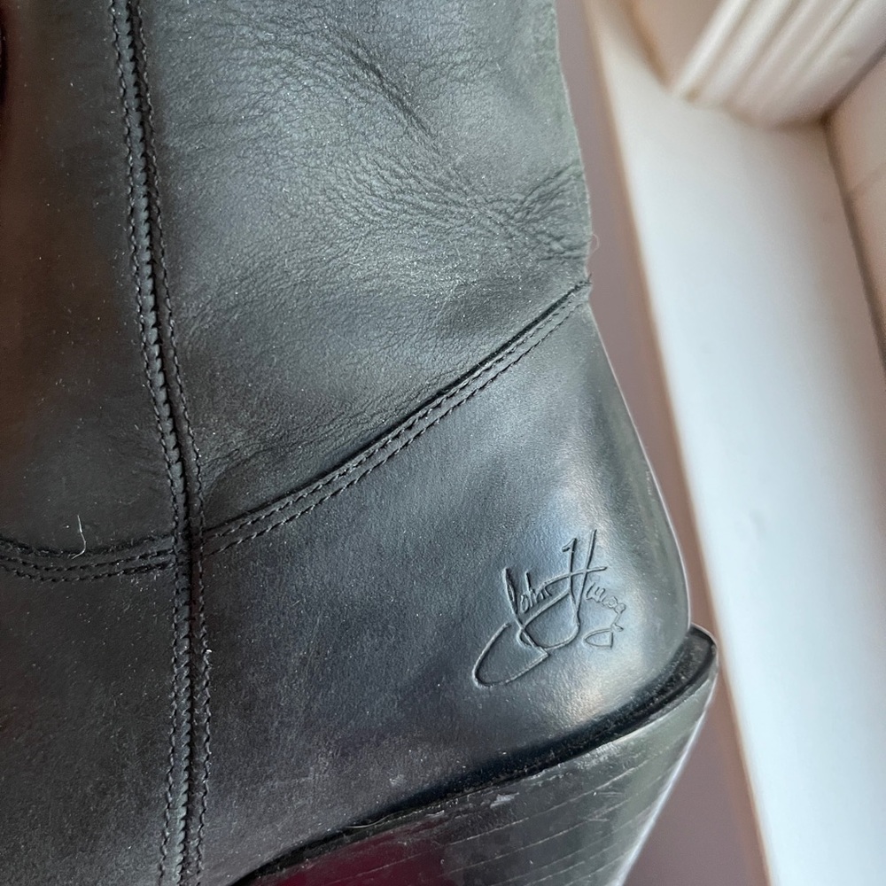 John Fluevog Black Heeled Boots - Picture 12 of 17